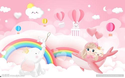 彩虹公主图片,梦幻色彩下的奇幻之旅